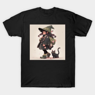 Witch And Her Cat T-Shirt